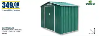 Bricofer GARDENIA CASETTA LEVANTE 213x127xH.195 CM offerta