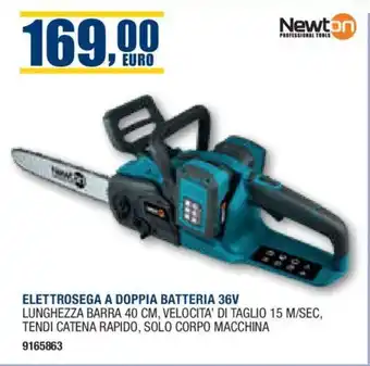 Bricofer Newton ELETTROSEGA A DOPPIA BATTERIA 36V offerta