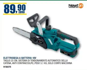 Bricofer ELETTROSEGA A BATTERIA 18V Newton offerta