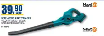 Bricofer Newton SOFFIATORE A BATTERIA 18V offerta