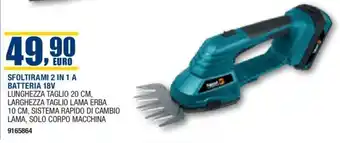 Bricofer SFOLTIRAMI 2 IN 1 A BATTERIA 18V offerta