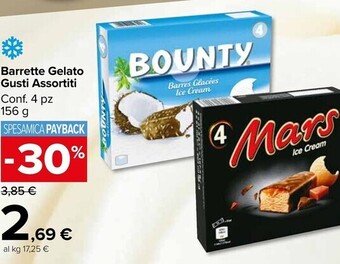 Carrefour Market Barrette gelato gusti assortiti offerta