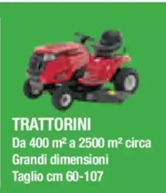 TRATTORINI Da 400 m² a 2500 m² circa