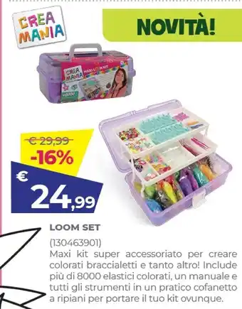 Toys Center Crea mania - loom set offerta