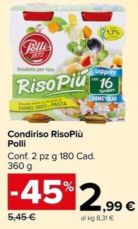 Carrefour Market Polli condiriso risopiù offerta