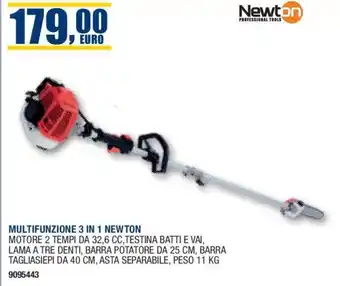 Bricofer Newton MULTIFUNZIONE 3 IN 1 NEWTON MOTORE 2 TEMPI DA 32,6 CC offerta