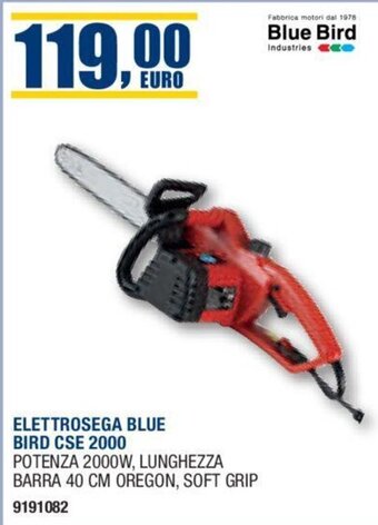 Bricofer Blue Bird ELETTROSEGA BLUE BIRD CSE 2000 offerta