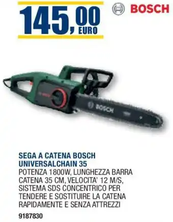 Bricofer BOSCH SEGA A CATENA BOSCH UNIVERSALCHAIN 35 offerta