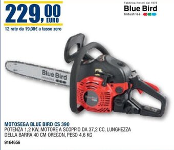 Bricofer Blue Bird MOTOSEGA BLUE BIRD CS 390 offerta