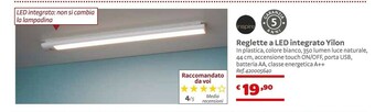 Bricocenter Reglette A Led Integrato Yilon offerta