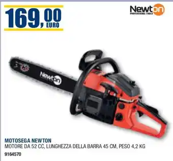 Bricofer MOTOSEGA NEWTON MOTORE DA 52 CC offerta