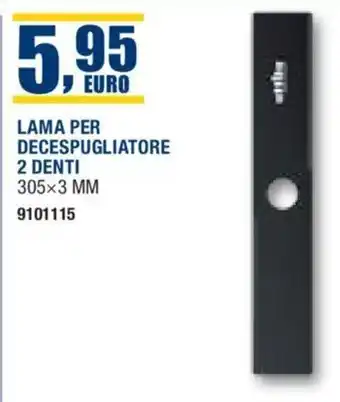 Bricofer LAMA PER DECESPUGLIATORE 2 DENTI 305x3 MM offerta