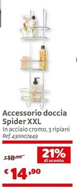 Bricocenter Accessorio Doccia Spider Xxl offerta