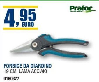 Bricofer Prafor FORBICE DA GIARDINO 19 CM offerta