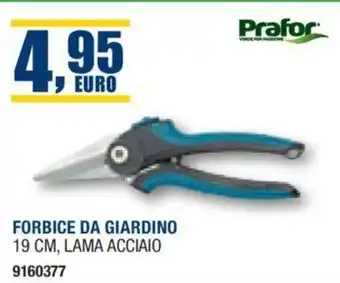 Bricofer Prafor FORBICE DA GIARDINO 19 CM offerta