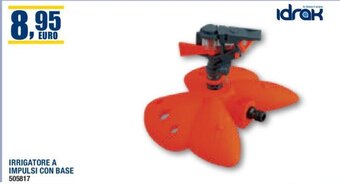 Bricofer idrak IRRIGATORE A IMPULSI CON BASE offerta