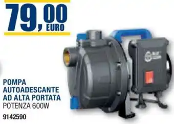 Bricofer POMPA AUTOADESCANTE AD ALTA PORTATA POTENZA 600W offerta