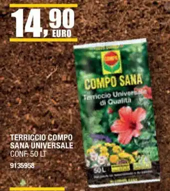 Bricofer TERRICCIO COMPO SANA UNIVERSALE CONF. 50 LT offerta
