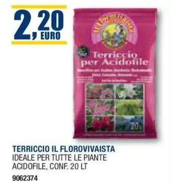 Bricofer TERRICCIO IL FLOROVIVAISTA CONF. 20 LT offerta