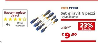 Bricocenter Dexter Set Giraviti offerta
