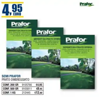 Bricofer SEMI PRAFOR PRATO OMBREGGIATO Prafor offerta