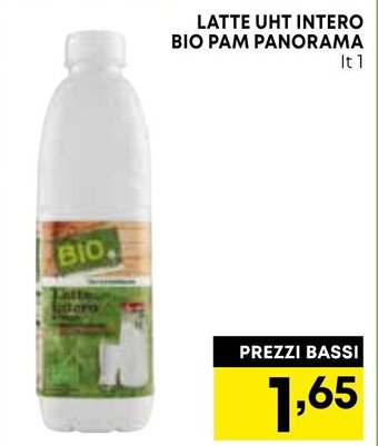 Borello Supermercati LATTE UHT INTERO BIO PAM PANORAMA lt 1 offerta