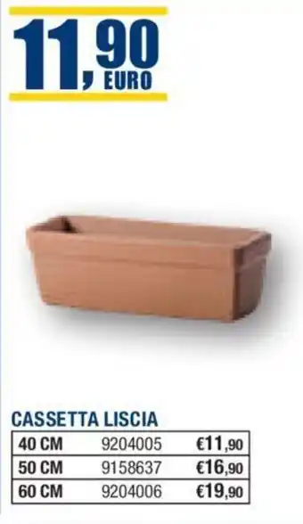 Cassetta Liscia