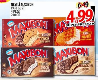 Il Genio Supermercato NESTLÈ MAXIBON VARI GUSTI 4 PEZZI 240 GR offerta