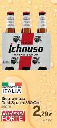 Carrefour Express Ichnusa birra offerta