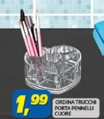 Risparmio Casa ORDINA TRUCCHI PORTA PENNELLI CUORE offerta