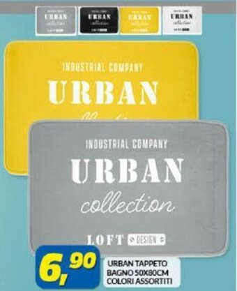 Risparmio Casa URBAN TAPPETO BAGNO 50X80CM COLORI ASSORTITI offerta