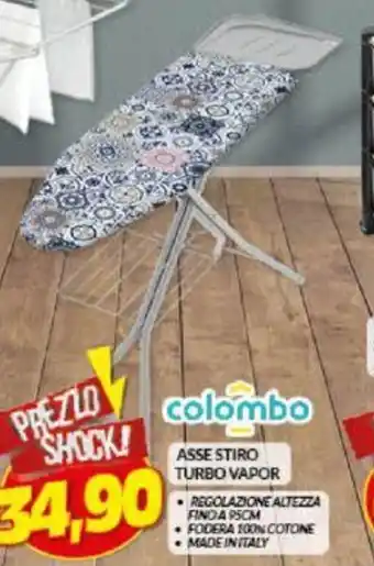 Risparmio Casa colombo ASSE STIRO TURBO VAPOR offerta
