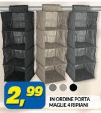 Risparmio Casa IN ORDINE PORTA MAGLIE 4 RIPIANI offerta