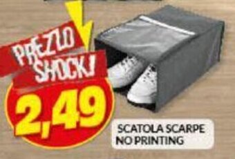 Risparmio Casa SCATOLA SCARPE NO PRINTING offerta