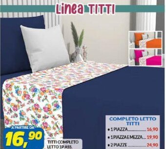 Risparmio Casa TITTI COMPLETO LETTO 1P ASS. offerta
