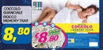 Risparmio Casa COCCOLO GUANCIALE FIOCCO MEMORY TRAP offerta