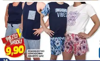 Risparmio Casa PIGIAMA ESTIVO UOMO DONNA ASSORTITI 16PZ offerta
