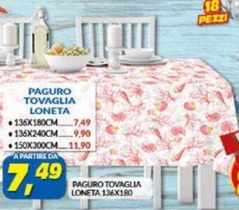 Risparmio Casa PAGURO TOVAGLIA LONETA 136X180 offerta