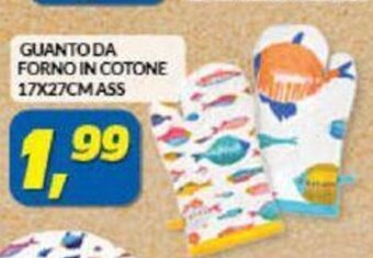 Risparmio Casa GUANTO DA FORNO IN COTONE 17X27CMASS offerta