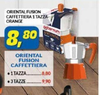 ORIENTAL FUSION CAFFETTIERA 1 TAZZA ORANGE