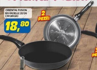 Risparmio Casa ORIENTAL FUSION BIS PADELLE 20/24 CM GRIGIO offerta