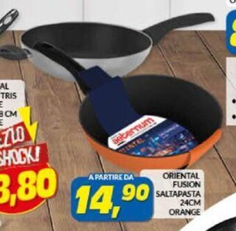 Risparmio Casa ORIENTAL FUSION SALTAPASTA 24CM ORANGE offerta