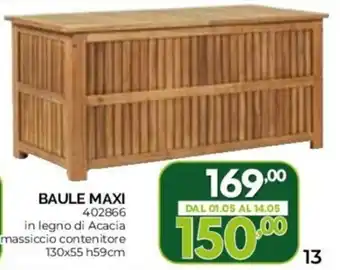 BAULE MAXI 130x55 h59cm