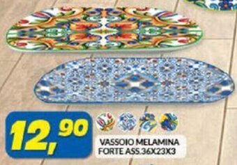 Risparmio Casa VASSOIO MELAMINA FORTE ASS.36X23X3 offerta