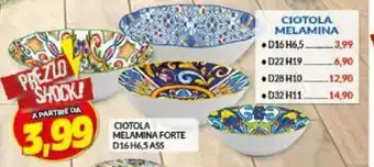 Risparmio Casa CIOTOLA MELAMINA D16 H6,5 Ass offerta