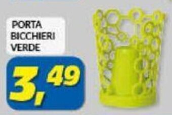 Risparmio Casa PORTA BICCHIERI VERDE offerta