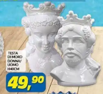 Risparmio Casa TESTA DI MORO DONNA/ UOMO H40CM offerta