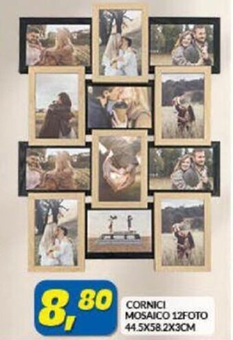 Risparmio Casa CORNICI MOSAICO 12FOTO 44.5X58.2X3CM offerta