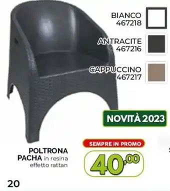 Orizzonte POLTRONA PACHA offerta