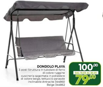 Orizzonte DONDOLO PLAYA 3 posti offerta